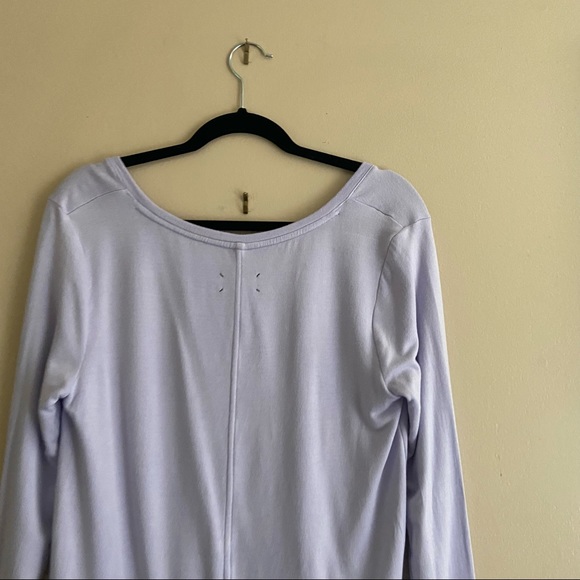 Lou & grey• lavender pastel purple long sleeve soft top - Picture 7 of 8
